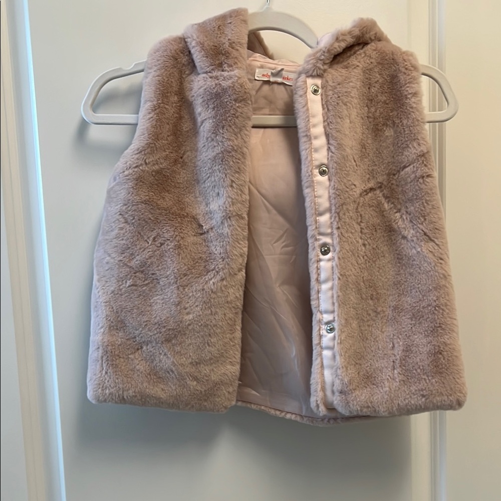 Adyson Parker Pink Faux Fur Vest